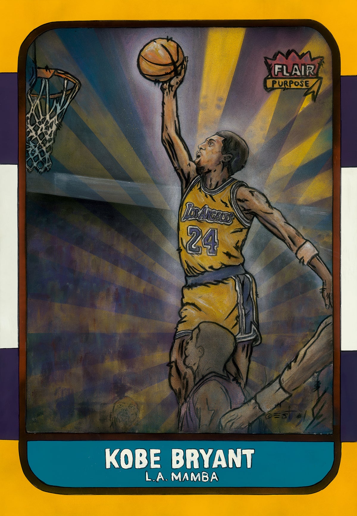 1986 Flair Kobe Bryant Edition One